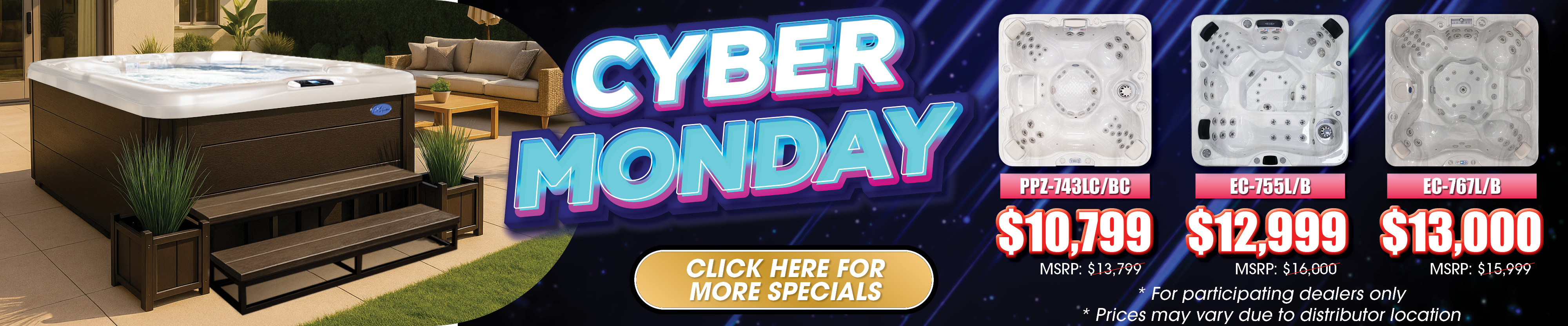 Calspas hot tub being used in a family setting - Youngstown